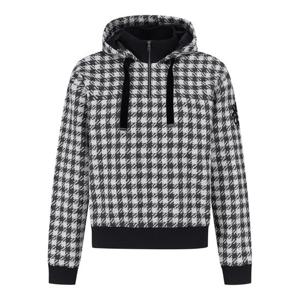 [세인트앤드류스]여성 슬리브 심볼 포인트 자카드 후드 집업 (821D4TR403BK)