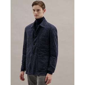 [LANSMERE] GALLOTTI 스웨이드 초어 재킷  네이비 (LA583ZGT1R)