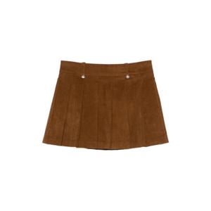 마쥬 코듀로이 플리츠 미니 스커트 MFPJU01527