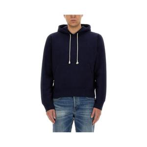 25SS 생로랑 미드나이트 blu 코튼 스웨트 셔츠 778464Y36SW4140 TP565402886