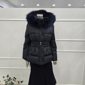 [미니멈]MZDGPM0960BK 구스다운 폭스퍼 패딩