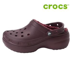 [크록스]크록스 방한 샌들/ 207938-6WD/ W 클래식 플랫폼 라인드