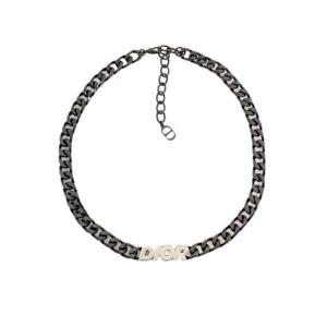 DIOR 디올 로고 체인 초커 네크리스 (N1857HOMMT 004)