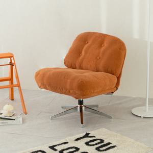 [착불] 동서가구 도우 인테리어 패브릭 회전 라운지 암체어 1인 소파 의자 DF927671