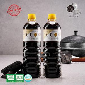 순창문옥례 명인 우리콩 국간장 1L x 2개 PET용기