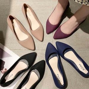 여자 플렛 단화 편한 젤리 슈즈 데일리 패션 봄코디