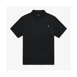 노스페이스 NT7PR 남성 쿨맥스 포켓 반팔 폴로_BLACK 256815