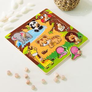 원목 사파리 꼭지퍼즐