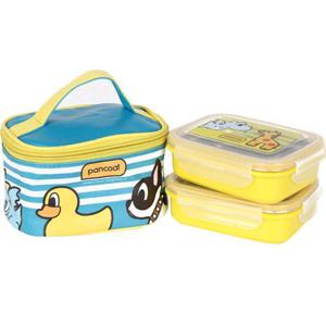 팬콧 도시락 [2단 이중락스텐 가방-0048] [K0790]