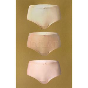 [BYC] 빅사이즈 심플 맥시 면스판 여성 팬티 3종 세트 WNS5068