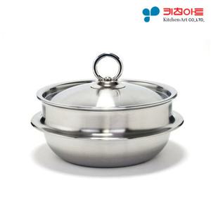 키친아트 일품 통5중 가마솥 냄비 높은형 18cm /인덕션가능