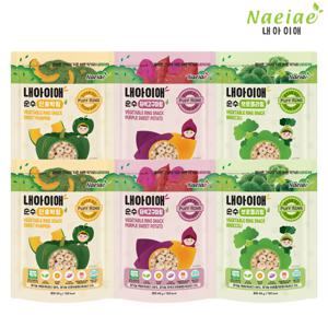 내아이애 유기농 아기과자 순수 야채링 6종 세트
