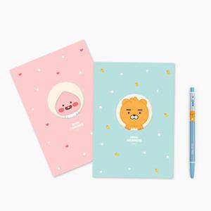 카카오리틀프렌즈 B6 돔송창 무선철 노트 1500