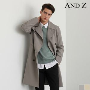 [앤드지] 세미오버핏 더블 트렌치코트 I (BLB1CB1002)