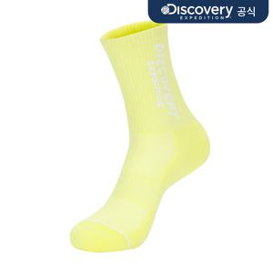 [디스커버리] 더블로고 솔리드 하이삭스 (L/YELLOW) DXSO7044N-YEL