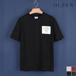 [올젠] 올리버 그래픽 라운드 티셔츠 (ZOC2TR1311)
