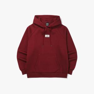 [디아도라] 컴피 기모 후드티셔츠 WINE