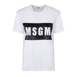 엠에스지엠 반팔 티셔츠 2000MDM52020000201 WHITE DOM