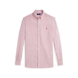 폴로 랄프 로렌 남성 클래식핏 스트라이프 리넨 셔츠(MNPOWOV16824411600)