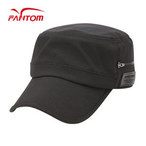 [팬텀] [가격인하] 남성 지퍼 포인트 밀리터리캡 모자 211B1CP604_BK