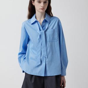 [쥬크]타이 코튼 블렌드 블라우스  Z253MSC009