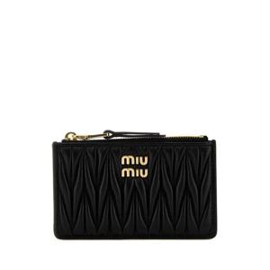 미우미우 지갑 5MB06MAFPPF0002 BLACK DOM