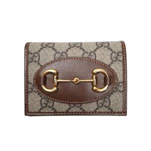 구찌 621887 92TCG 8563 브라운 홀스빗 GG 수프림 반지갑