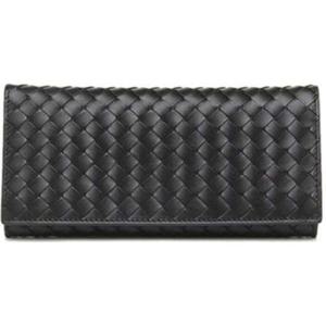보테가베네타 120697 V4651 1000 인트레치아토 클래식 남성 장지갑