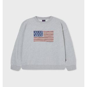 [후아유]남녀공용 아메리칸 플래그 스웨트셔츠(Brushed) (WHMWF4T91U)