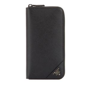 26 SS 프라다 사피아노 지퍼 지갑 블랙 2ML317QME