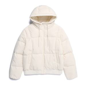 내셔널지오그래픽 N254WDW040 여성 블루종 덕다운 점퍼 IVORY