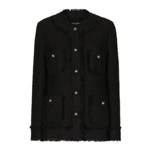 돌체앤가바나 트위드 싱글 브레스티드 재킷 F27AGTFMTAC