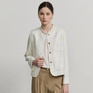 더아이잗 세이브존04 포켓  버튼 트위드 자켓 IR9M0JK751