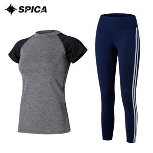 스피카 요가복세트 티셔츠 레깅스 SPA502505