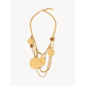 끌로에 골드 톤 멀티레이어 메달 목걸이 CH26SJN11CB7 9HA