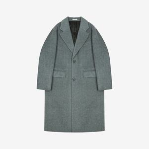 [지이크]캐시미어 블랜드 플랩 사이드 포켓 코트 라이트 그레이 (PLHAX7010000)