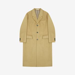 [지이크]캐시미어 블랜드 3버튼 체스터필드 클래식 코트 베이지  (PLHAX7023000)