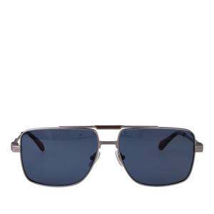 페라가모 메탈 프레임 렉탱귤러 더블 브리지 선글라스 SF318S 0