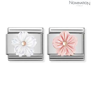 노미네이션 컴포저블 클래식 꽃 스톤 로즈골드 링크 430510 여자팔찌 남자팔찌