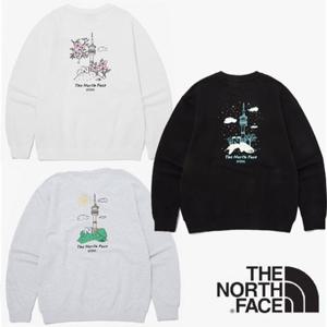 노스페이스 서울 포 시즌 맨투맨 티셔츠 NM5MQ59 YDH