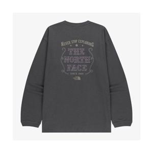 노스페이스 NT7TR51J 화이트라벨 빈티지 긴팔 라운드티 DARK GRAY 255962