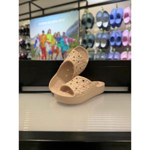 [크록스]MARIO크록스 클래식 플랫폼 지오메트릭 슬라이드 209564-6UR 콰츠 핑크