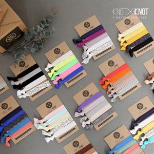 [KNOTXKNOT] 핸드메이드_뉴욕고무줄 솔리드 5PCS 세트