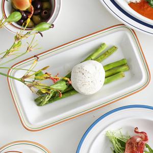 시라쿠스 메이플 직사각접시 반찬그릇 면기 찬기 7종