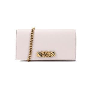 (명품) 구찌 인터로킹 G 파이톤 보우 체인 지갑 74