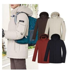 [콜핑]LD18 남성 겨울후드탈부착형 방투습 덕다운점퍼  KUO8578M