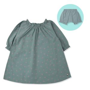 [오가닉맘]민트체리8부원피스(MHSTOP04)