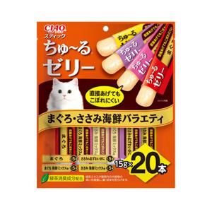 이나바 TSC-225 챠오스틱 참치 닭가슴살 해산물 버라이어티 20P