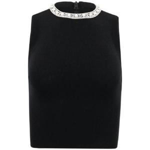 25 FW 앨리스앤올리비아 아미티 펄 장식 탑 CC310S08726 TP432187139