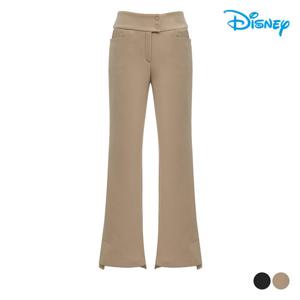 [디즈니골프]여성 밑단 언발 트임 기모 팬츠 (DN4LPA030-BG)_US